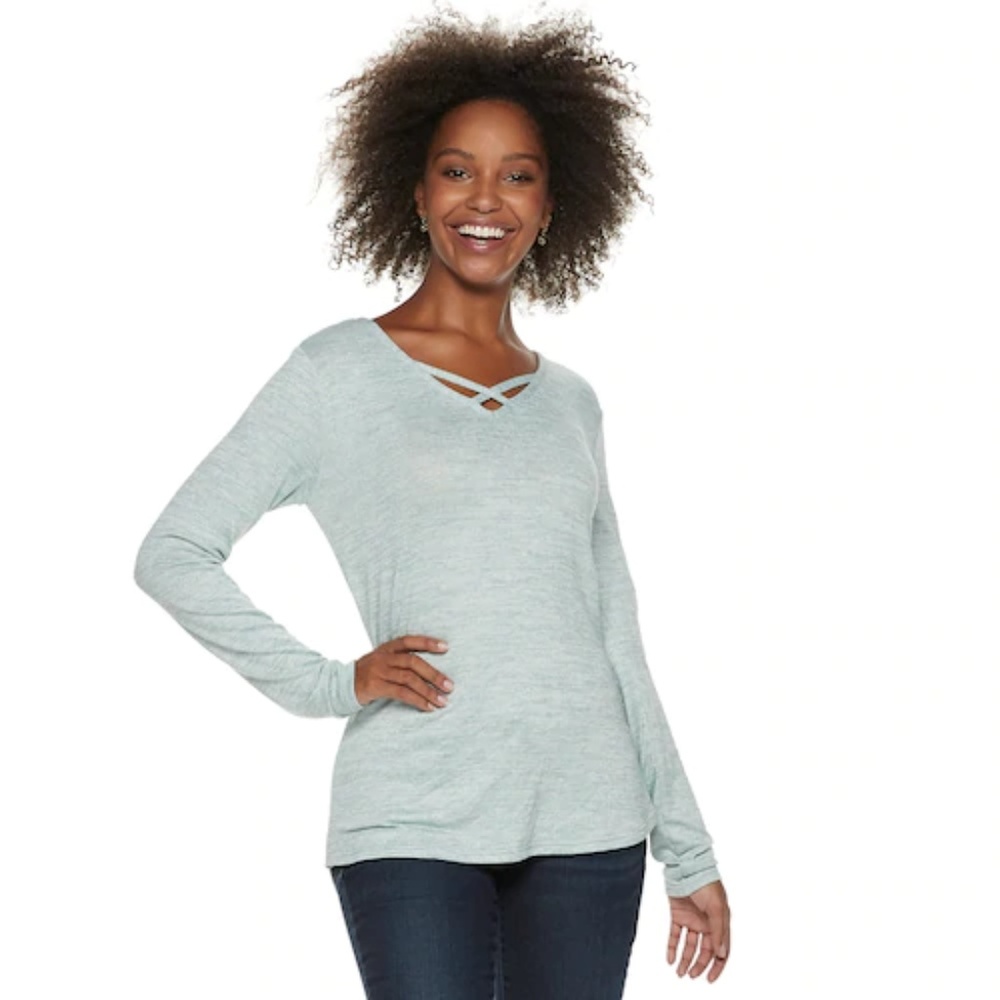 Women's SONOMA Supersoft Crisscross top